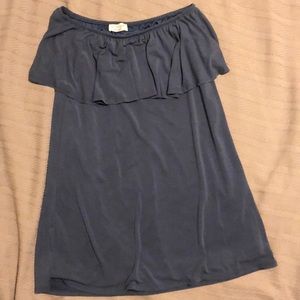 Off the shoulder ruffle dress